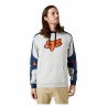 BLUZA Z KAPTUREM FOX KARRERA LIGHT HEATHER GREY