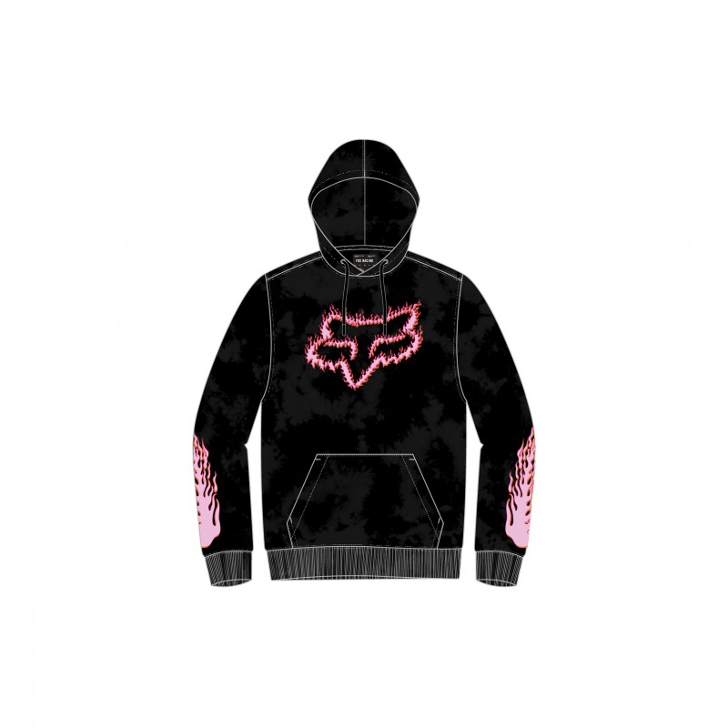 BLUZA Z KAPTUREM FOX TS57 UNISEX BLACK