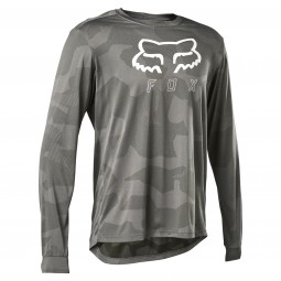 KOSZULKA ROWEROWA Z DŁUGIM RĘKAWEM FOX RANGER TRU DRI GREY