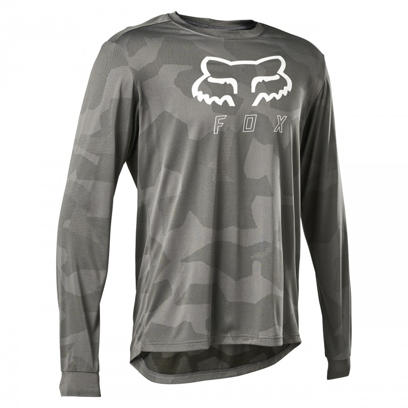 KOSZULKA ROWEROWA Z DŁUGIM RĘKAWEM FOX RANGER TRU DRI GREY