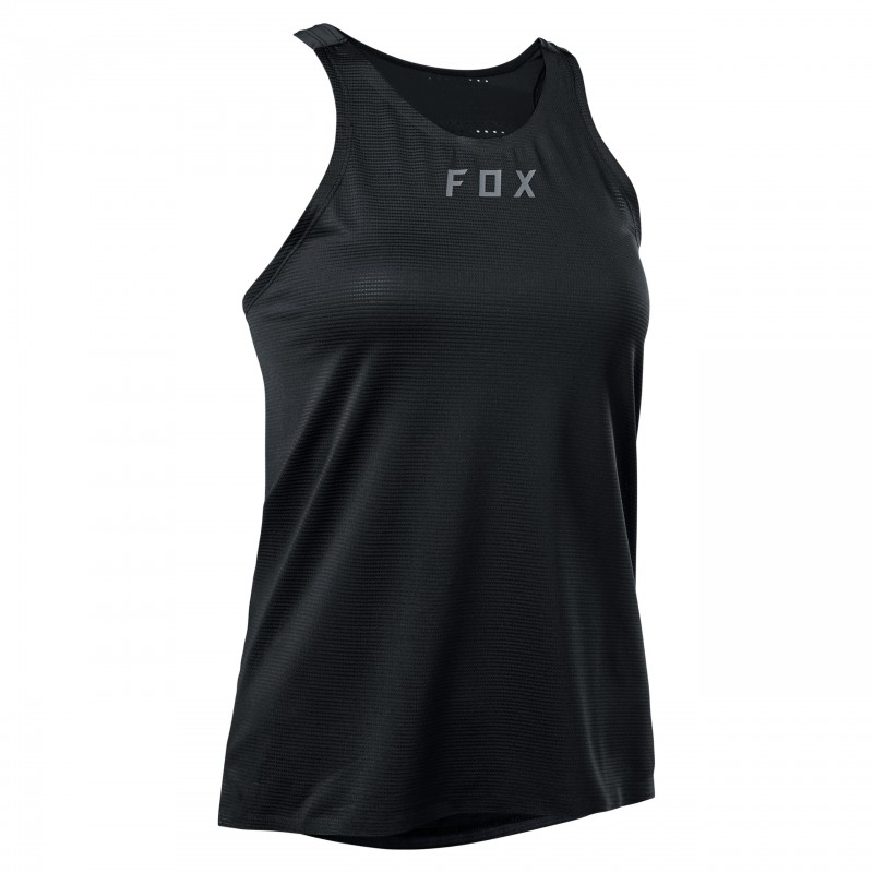 KOSZULKA ROWEROWA BEZ RĘKAWÓW FOX LADY FLEXAIR BLACK