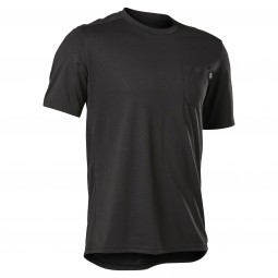 KOSZULKA ROWEROWA FOX RANGER DR POCKET BLACK