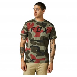 T-SHIRT FOX BNKR TECH GREEN CAMO