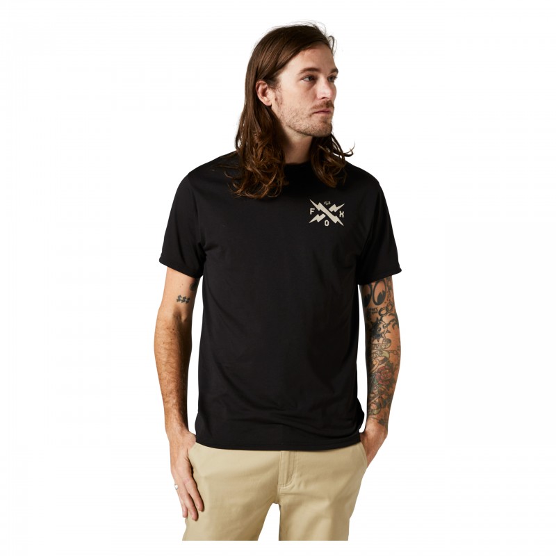 T-SHIRT FOX CALIBRATED TECH BLACK