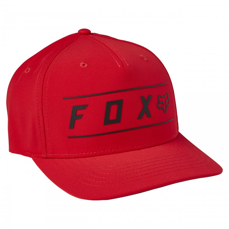 CZAPKA Z DASZKIEM FOX PINNACLE TECH FLEXFIT FLAME RED