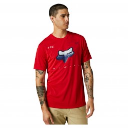 T-SHIRT FOX RKANE HEAD TECH FLAME RED