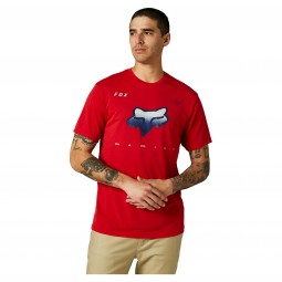 T-SHIRT FOX RKANE HEAD TECH FLAME RED