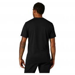 T-SHIRT FOX RWT FLAG TECH BLACK