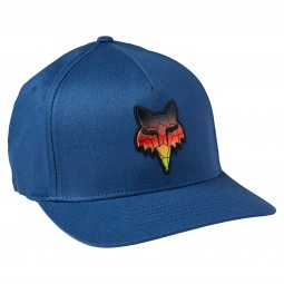 CZAPKA Z DASZKIEM FOX SKARZ FLEXFIT DARK INDIGO