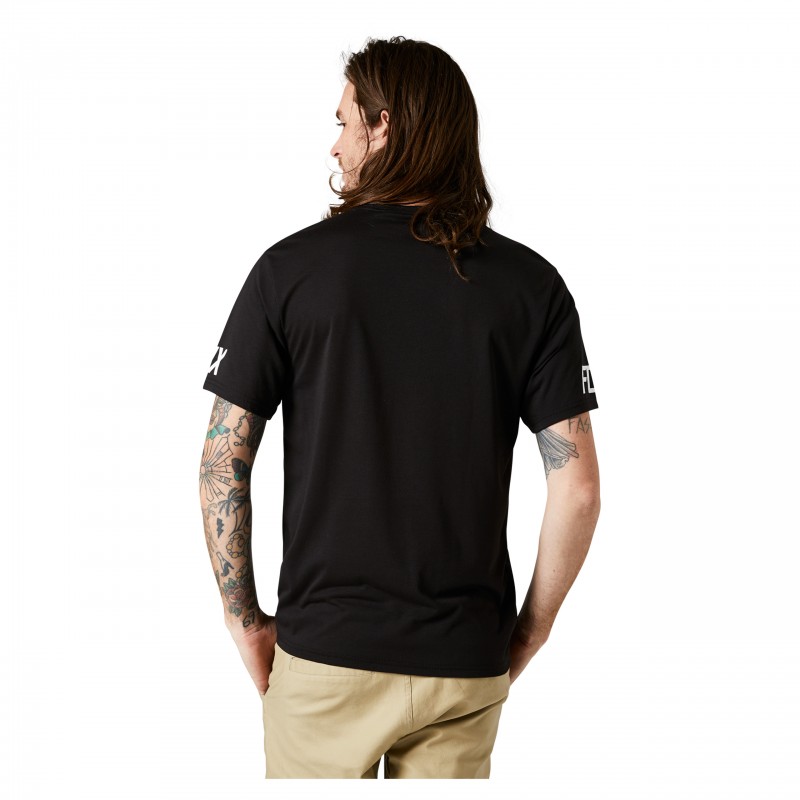 T-SHIRT FOX VENZ TECH BLACK