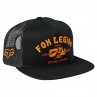 CZAPKA Z DASZKIEM FOX AT BAY SNAPBACK BLACK