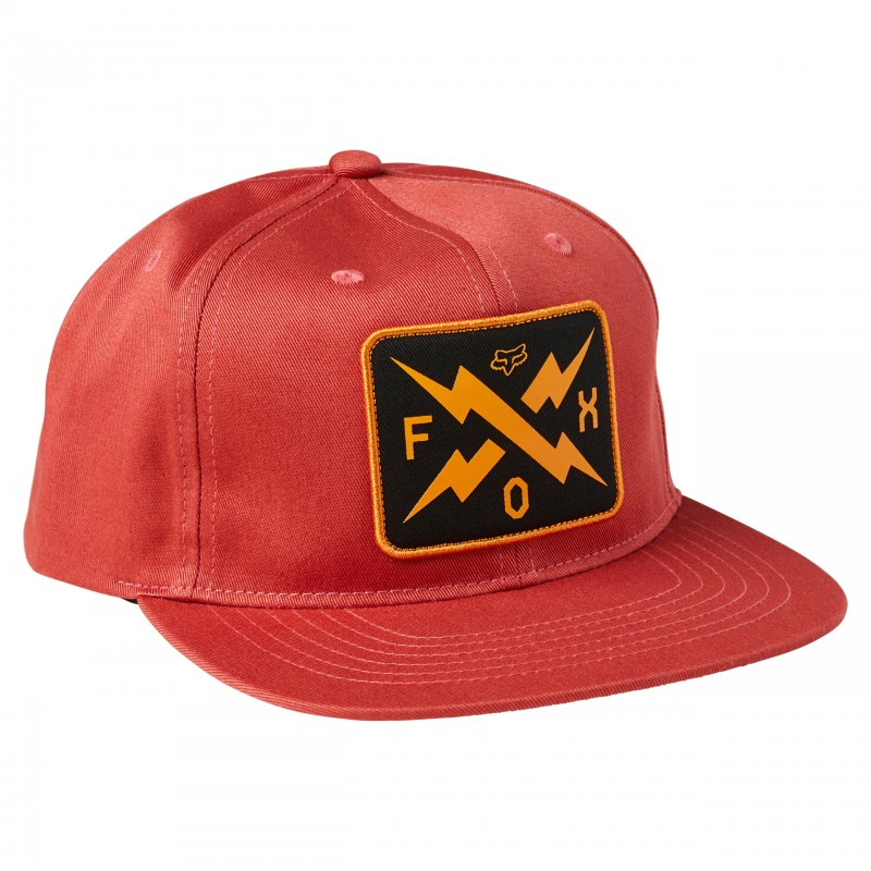 CZAPKA Z DASZKIEM FOX CALIBRATED SNAPBACK RED CLAY