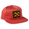 CZAPKA Z DASZKIEM FOX CALIBRATED SNAPBACK RED CLAY