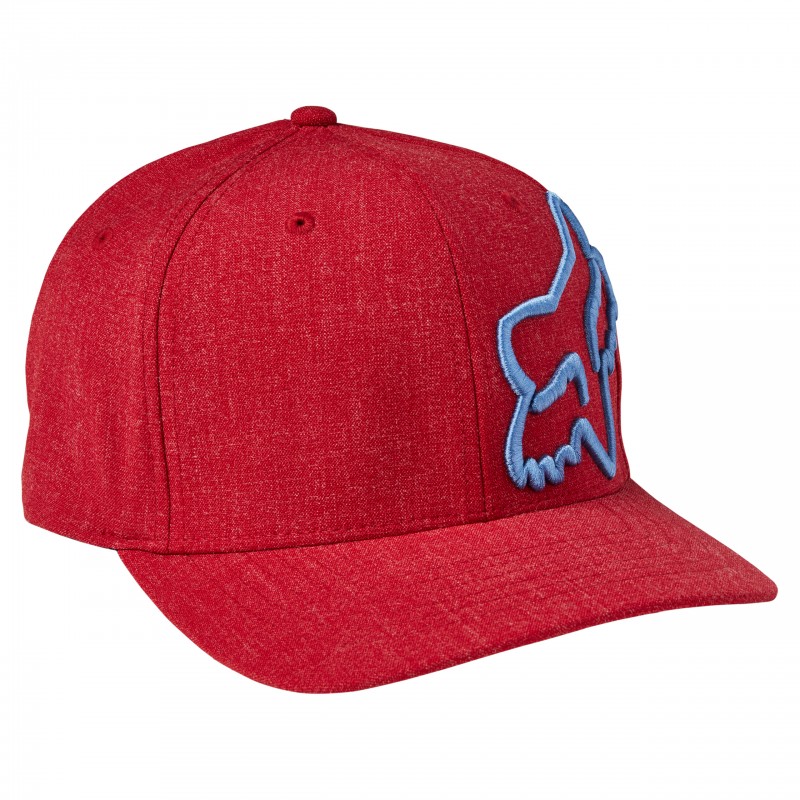 CZAPKA Z DASZKIEM FOX CLOUDED FLEXFIT 2.0 RED