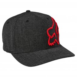 CZAPKA Z DASZKIEM FOX CLOUDED FLEXFIT 2.0 BLACK/RED