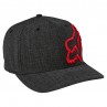 CZAPKA Z DASZKIEM FOX CLOUDED FLEXFIT 2.0 BLACK/RED