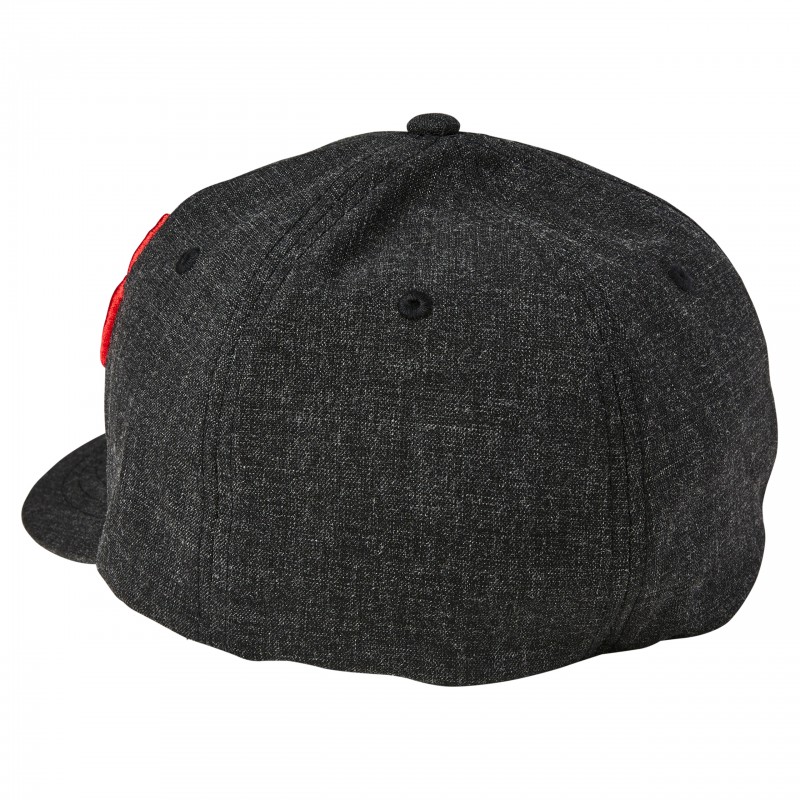 CZAPKA Z DASZKIEM FOX CLOUDED FLEXFIT 2.0 BLACK/RED