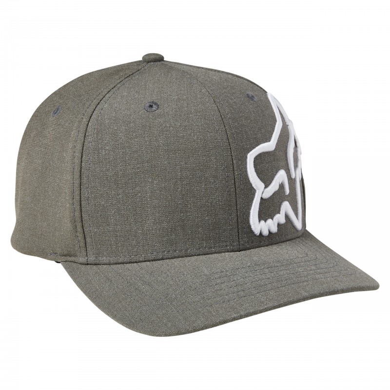 CZAPKA Z DASZKIEM FOX CLOUDED FLEXFIT 2.0 GREY/WHITE