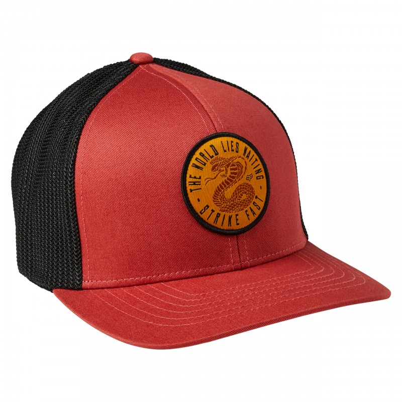 CZAPKA Z DASZKIEM FOX GOING PRO FLEXFIT RED CLAY