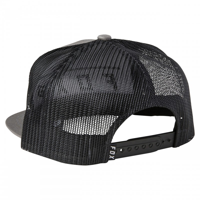 CZAPKA Z DASZKIEM FOX PINNACLE MESH SNAPBACK PEWTER