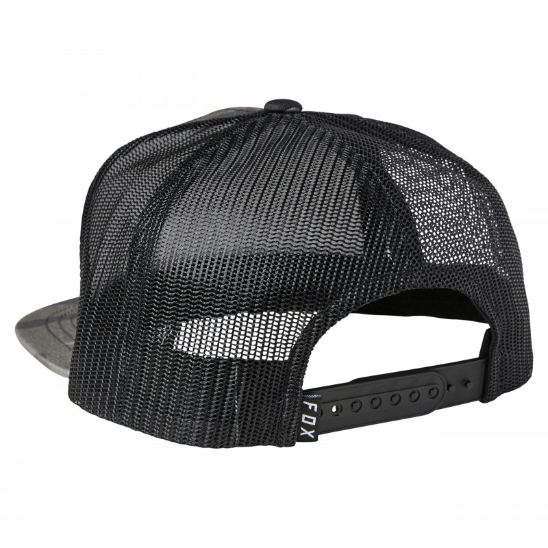CZAPKA Z DASZKIEM FOX PINNACLE MESH SNAPBACK BLACK CAMO