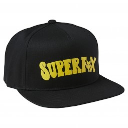 CZAPKA Z DASZKIEM FOX SUPR TRIK SNAPBACK BLACK