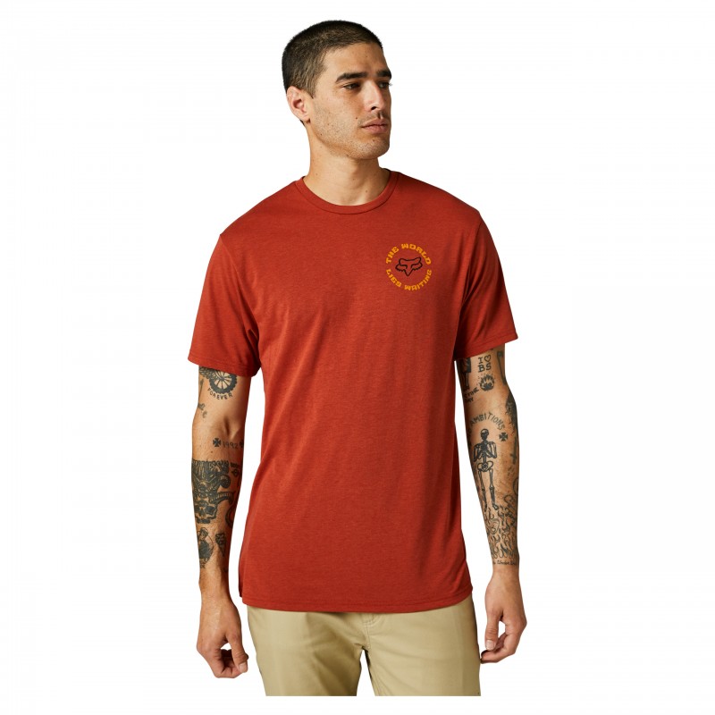 T-SHIRT FOX PRE COG RED CLAY