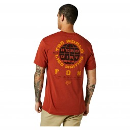 T-SHIRT FOX PRE COG RED CLAY