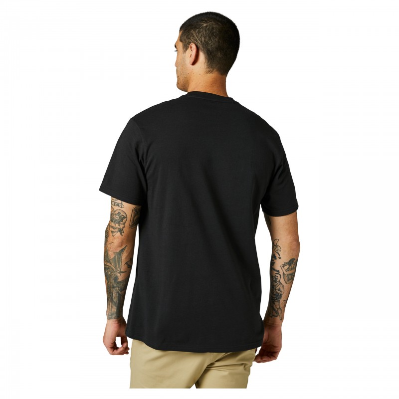 T-SHIRT FOX LEGACY FOX HEAD BLACK/BLACK