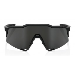 Okulary 100% SPEEDCRAFT Soft Tact Black - Smoke Lens (Szkła Czarne Smoke LT 12% + Szkła Przeźroczyste LT 93%) (NEW 2022)