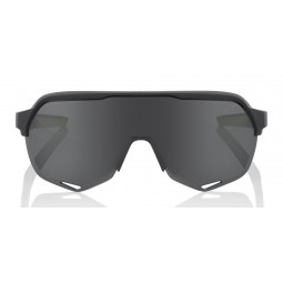 Okulary 100% S2 Soft Tact Cool Grey - Smoke Lens (Szkła Czarne Smoke LT 12% + Szkła Przeźroczyste LT 93%) (NEW 2022)