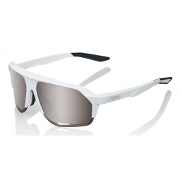 Okulary 100% NORVIK Soft Tact White - HiPER Silver Mirror Lens (Szkła Srebrne Lustrzane + Szkła Przeźroczyste) (NEW 2022)