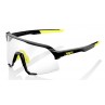 Okulary 100% S3 Gloss Black - Photochromic Lens (Szkła Fotochromowe LT 24%-89%) (NEW 2022)