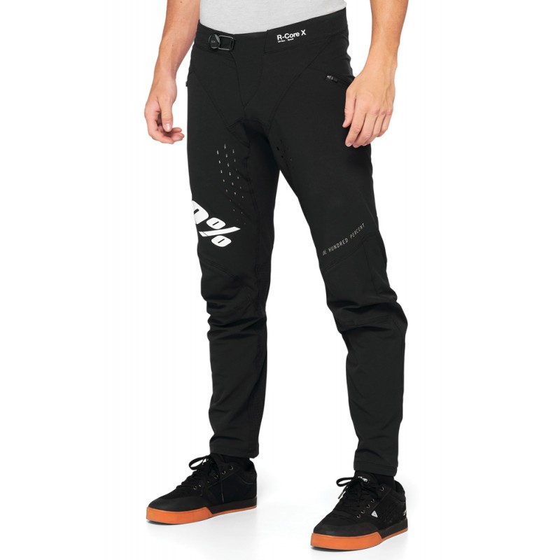 Spodnie męskie 100% R-CORE X Pants black white