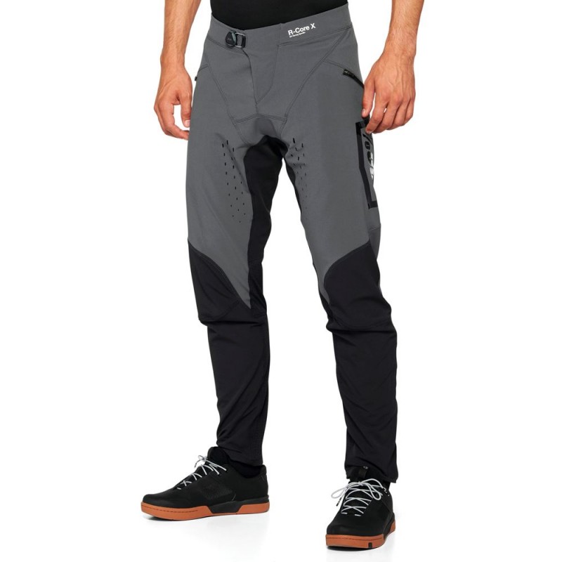 Spodnie męskie 100% R-CORE X Pants grey (NEW 2022)