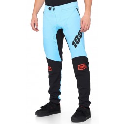 Spodnie męskie 100% R-CORE X Pants light blue black