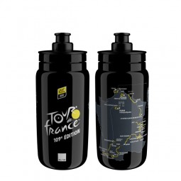 Elite Bidon FLY Teams 2022 Tour de France Black Map 550ml