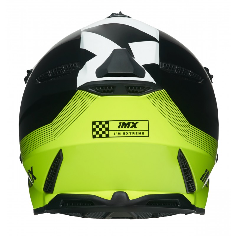 KASK IMX FMX-02 BLACK/FLUO YELLOW/WHITE GLOSS