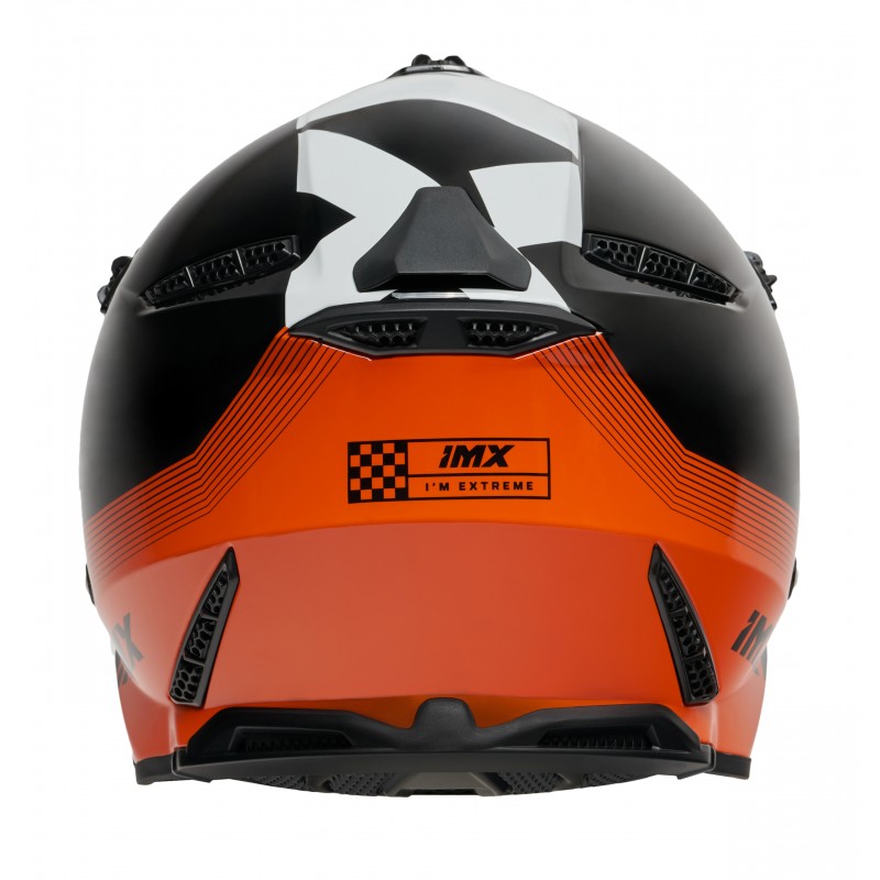 KASK IMX FMX-02 BLACK/ORANGE/WHITE GLOSS