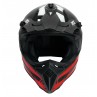 KASK IMX FMX-02 BLACK/RED/WHITE GLOSS