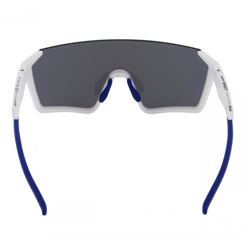 OKULARY RED BULL SPECT JADEN WHITE - SZKŁA SMOKE WITH BLUE REV