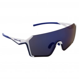 OKULARY RED BULL SPECT JADEN WHITE - SZKŁA SMOKE WITH BLUE REV