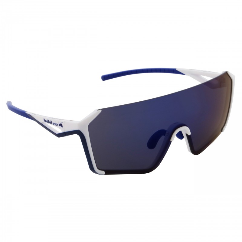 OKULARY RED BULL SPECT JADEN WHITE - SZKŁA SMOKE WITH BLUE REV