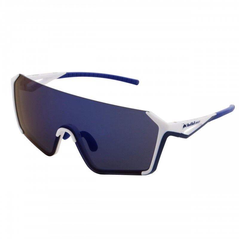 OKULARY RED BULL SPECT JADEN WHITE - SZKŁA SMOKE WITH BLUE REV