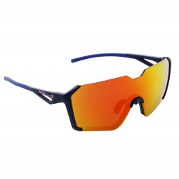 OKULARY RED BULL SPECT NICK BLUE - SZKŁA RED FLASH, BROWN WITH RED MIRROR