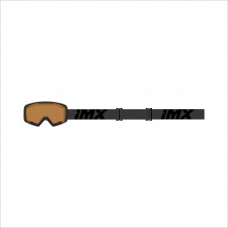 GOGLE IMX ENDURANCE SNOW BLACK MATT/BLACK - SZYBA PODWÓJNA CLEAR + BROWN (1 SZYBA W ZESTAWIE)