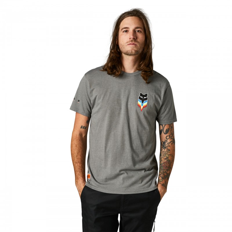 T-SHIRT FOX RELM PREMIUM HEATHER GRAPHITE