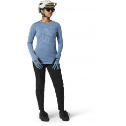 KOSZULKA ROWEROWA Z DŁUGIM RĘKAWEM FOX LADY RANGER DR DUSTY BLUE