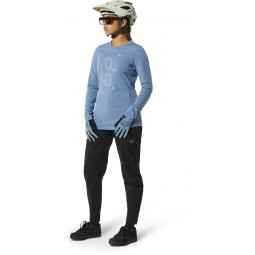 KOSZULKA ROWEROWA Z DŁUGIM RĘKAWEM FOX LADY RANGER DR DUSTY BLUE