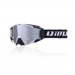 GOGLE IMX SAND WHITE/BLACK MATT - SZYBA SILVER IRIDIUM + CLEAR (2 SZYBY W ZESTAWIE)